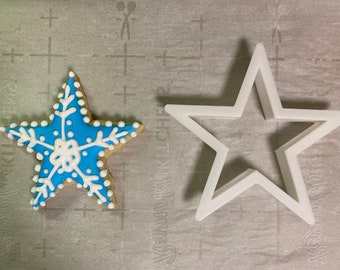 Star Cookie Cutter | Fondant Cutter | Polymer Clay Cutter | 3D Printed