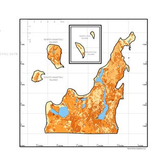 Leelanau County Soils Data Map Poster - 12" x 16"