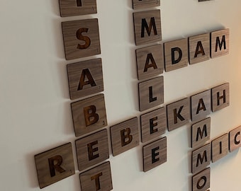 Scrabble Tile Wall Art
