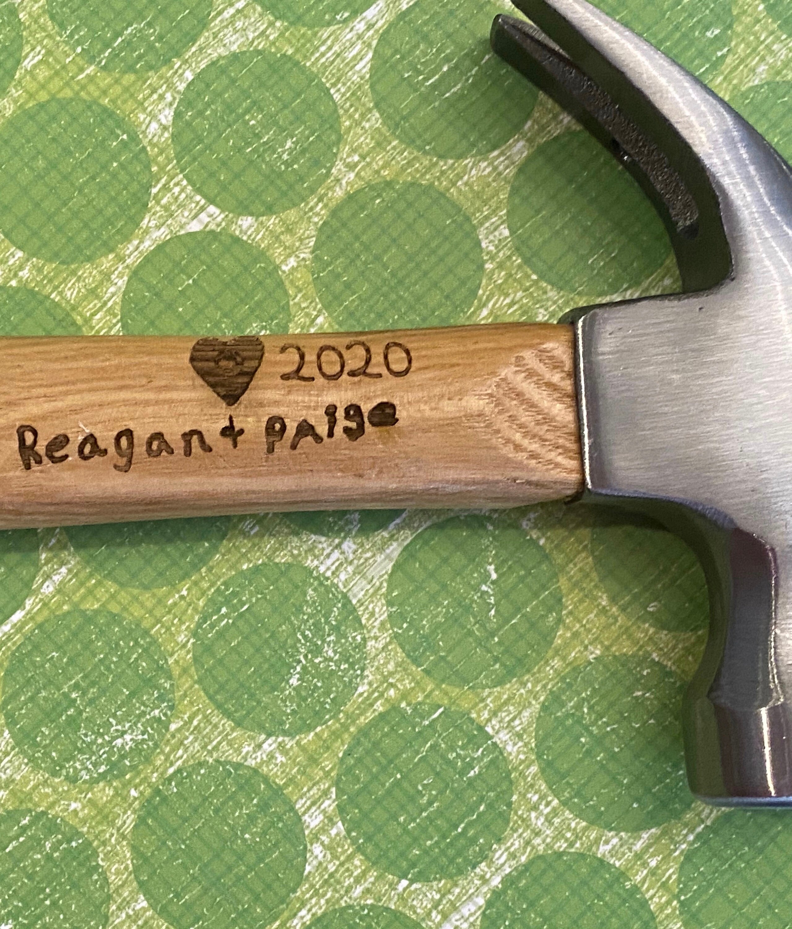 Laser Etched Claw Tooth Hammer With Personalized Message. Etsy