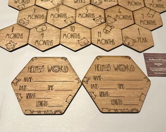Baby Monthly Milestones, Hello world
