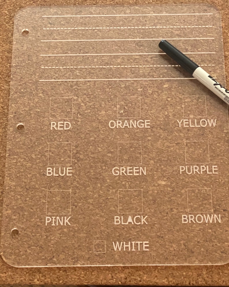 ABC Board/ Dry Erase Letter Boards / Rounded Corners / Learn Etsy