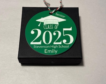 Class of 2025 Graduation Ornament / Graduation ornament / 2025 Graduate Christmas ornament / Senior ornament / Christmas Ornament
