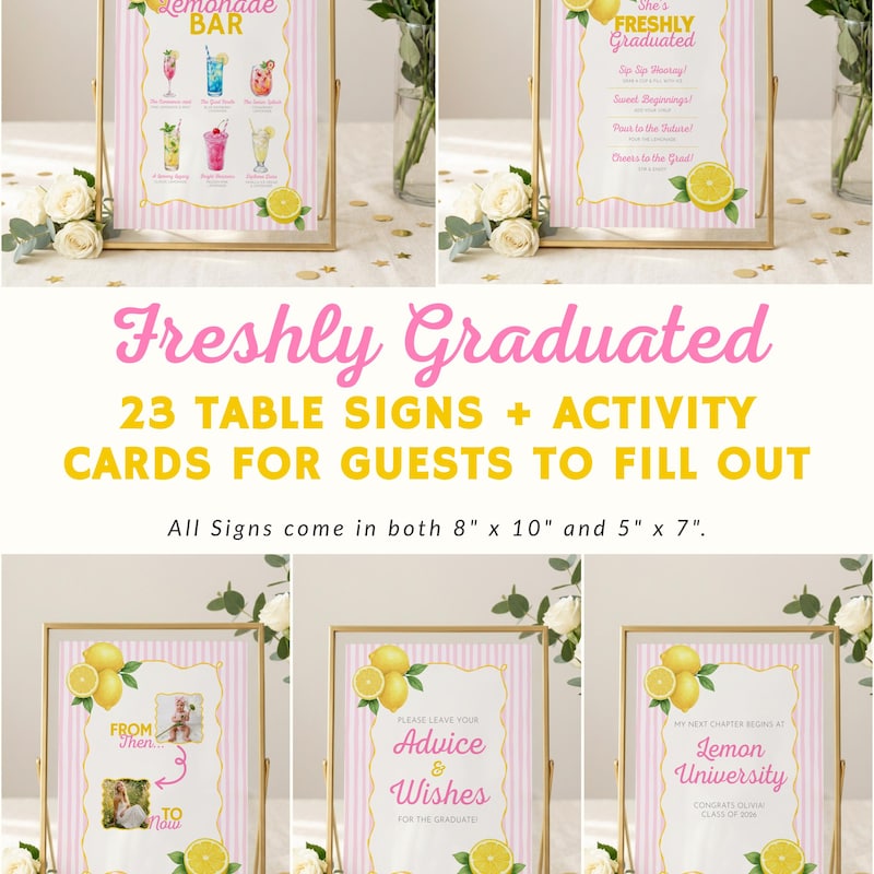 Graduate Lemonade Sign - Etsy UK