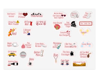 Red (Taylor's Version) Sticker Sheet