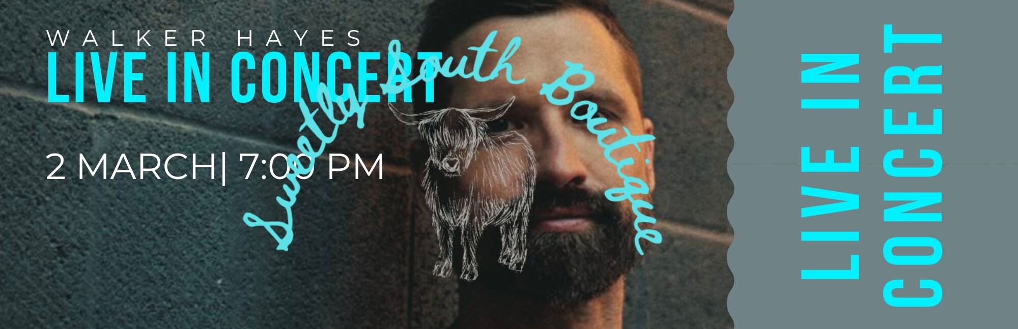 Custom Walker Hayes Ticket Etsy