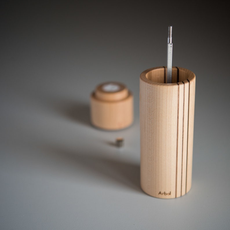 Sleek Minimalist Salt and Pepper Mill Salt & Pepper Grinders Etsy