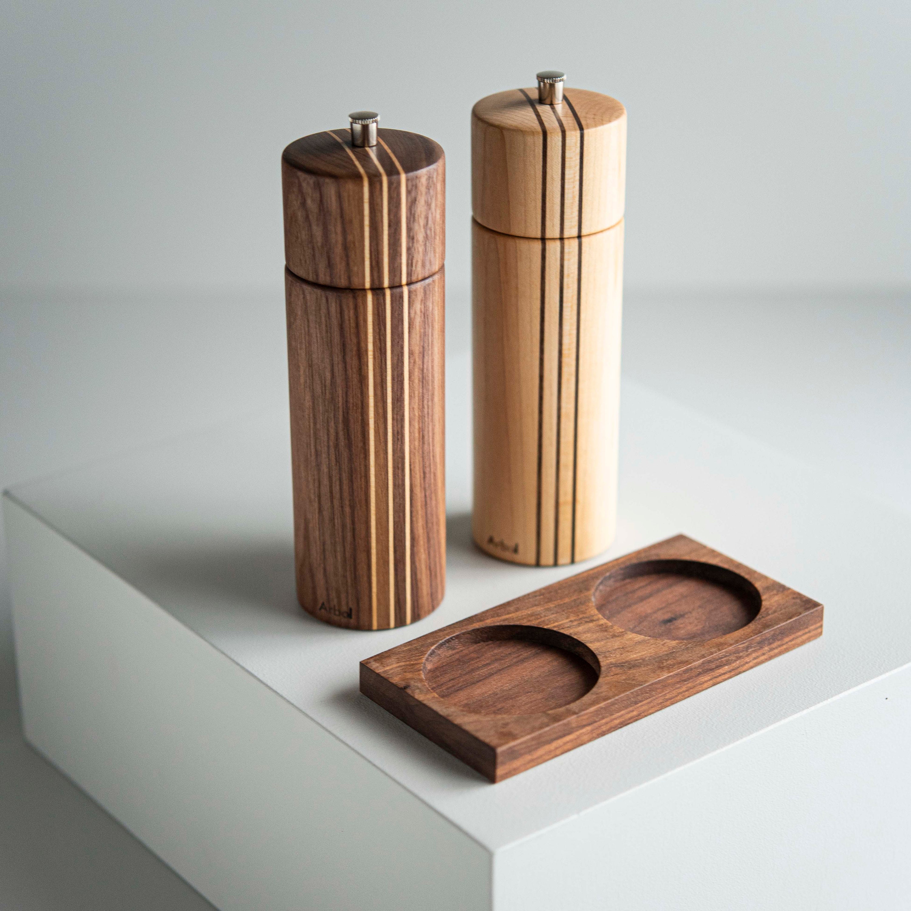 Salt and Pepper Mill Tray Etsy UK