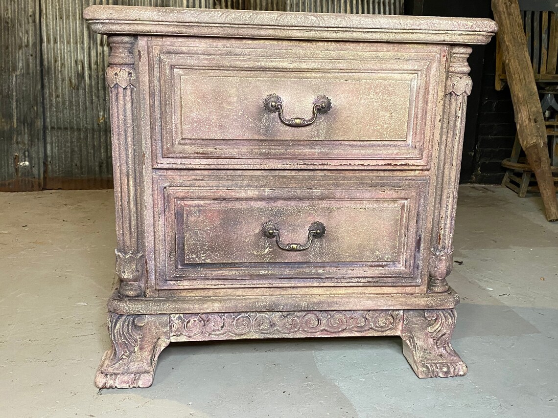 Hand painted nightstands Etsy