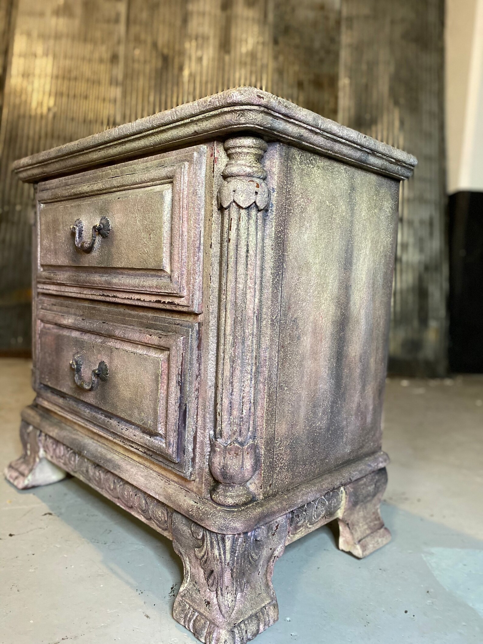 Hand painted nightstands Etsy