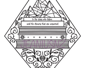 Acotar Themed Digital Design. PDF JPEG PNG - Etsy