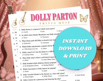 Dolly Parton Trivia Quiz: 14 Questions (Printable PDF)