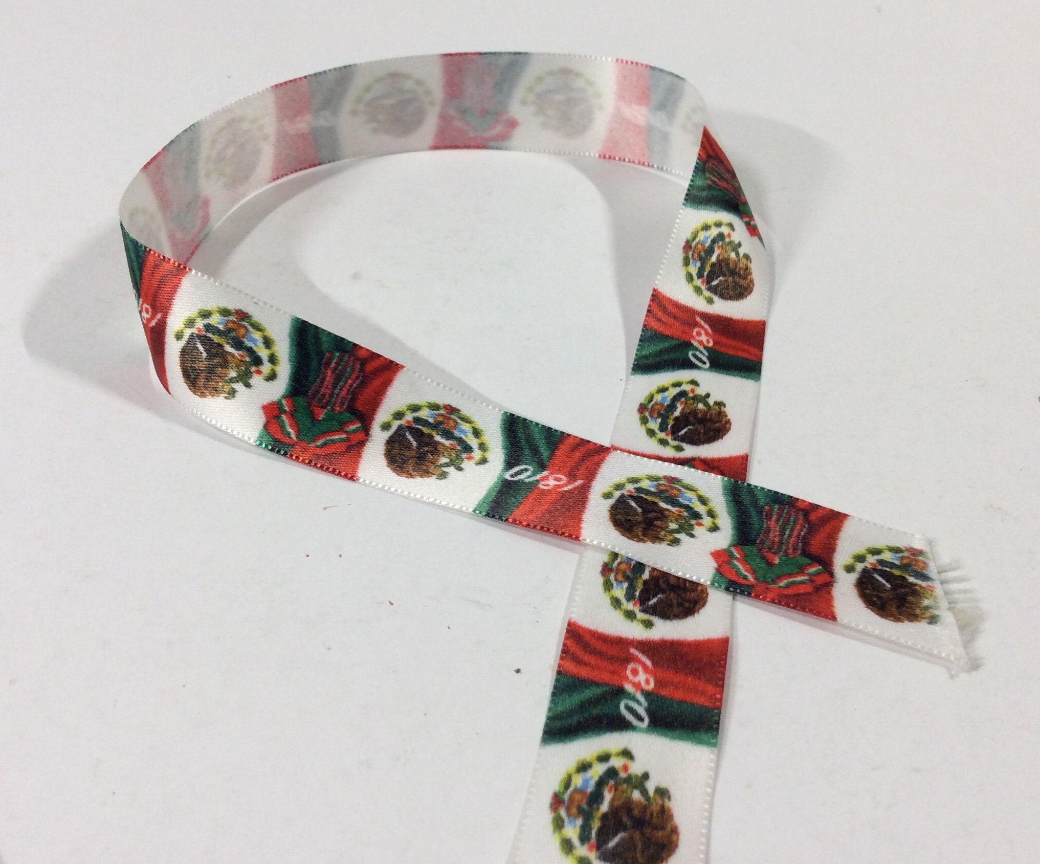 3/4 Singlefaced Mexican Satin Ribbon 1 Yard Mexico Etsy