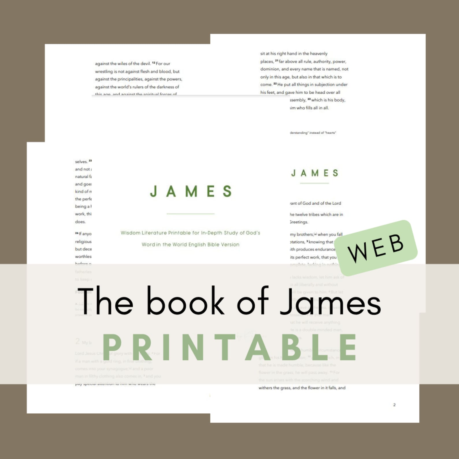 James Printable || Bible Reading &amp; Journaling || Scripture Study and ...