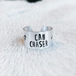 Can Chaser Ring - Hand gestempelt Western Metall Ring, Country, Boho, Cowgirl, Bier, Rodeo, Kühe, Barrel Racing