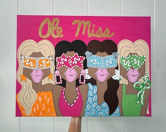 Custom Roommates Funky Girls in Glasses Portrait