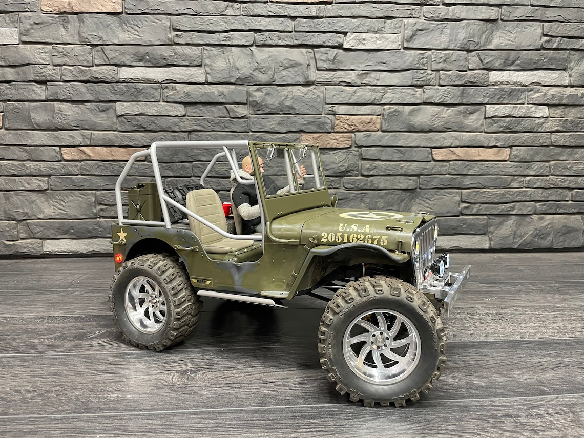 1/6 RC Hasbro Or RocHobby Willys Jeep Full Cage Etsy Italia