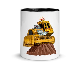 Hot Rod Bulldozer Mug