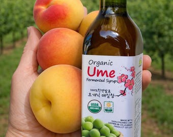 Japanese UME  Syrup,梅シロップ,매실엑기스(100% 천연발효 오개닉),梅子提取物,Chiết xuất mận Ume