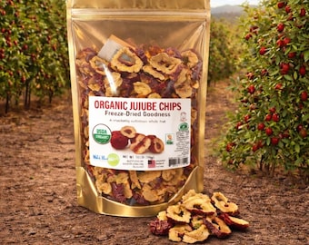 Organic Jujube Fruit Chips: Superfood, Candy from nature