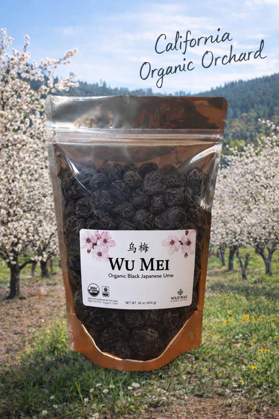 Organic Wu Mei Tea – Naturally Fermented Sour Plum Herbal Tea, California Farm Direct