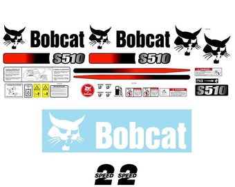 S510 v1 Skid Steer Set Vinyl Decal Sticker