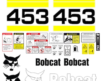 Bobcat 453 Replacement Decals / Stickers 25 PC