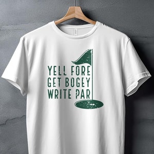 Funny Golf T-Shirt, Distressed Golf Pun, Unisex Golfing Shirt