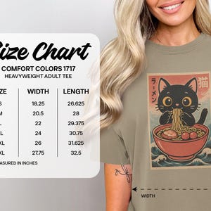 Cute Anime Cat Eating Ramen Shirt, Funny Japanese Noodle Graphic Tee, Kawaii Black Cat Lover Gift, Foodie T-Shirt, Unisex Casual Top