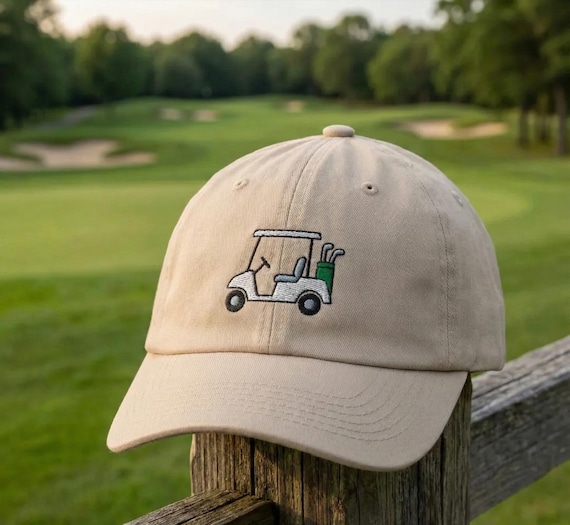 Kids Golf Cart Hat Embroidered Baseball Cap, Adjustable  display picture 2
