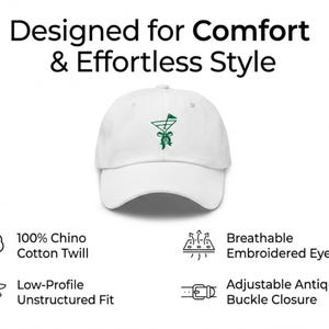 Par Then Bar Embroidered Womens Golf Hat, Martini Glass Cap, Adjustable Low Profile Cotton Hat image 4