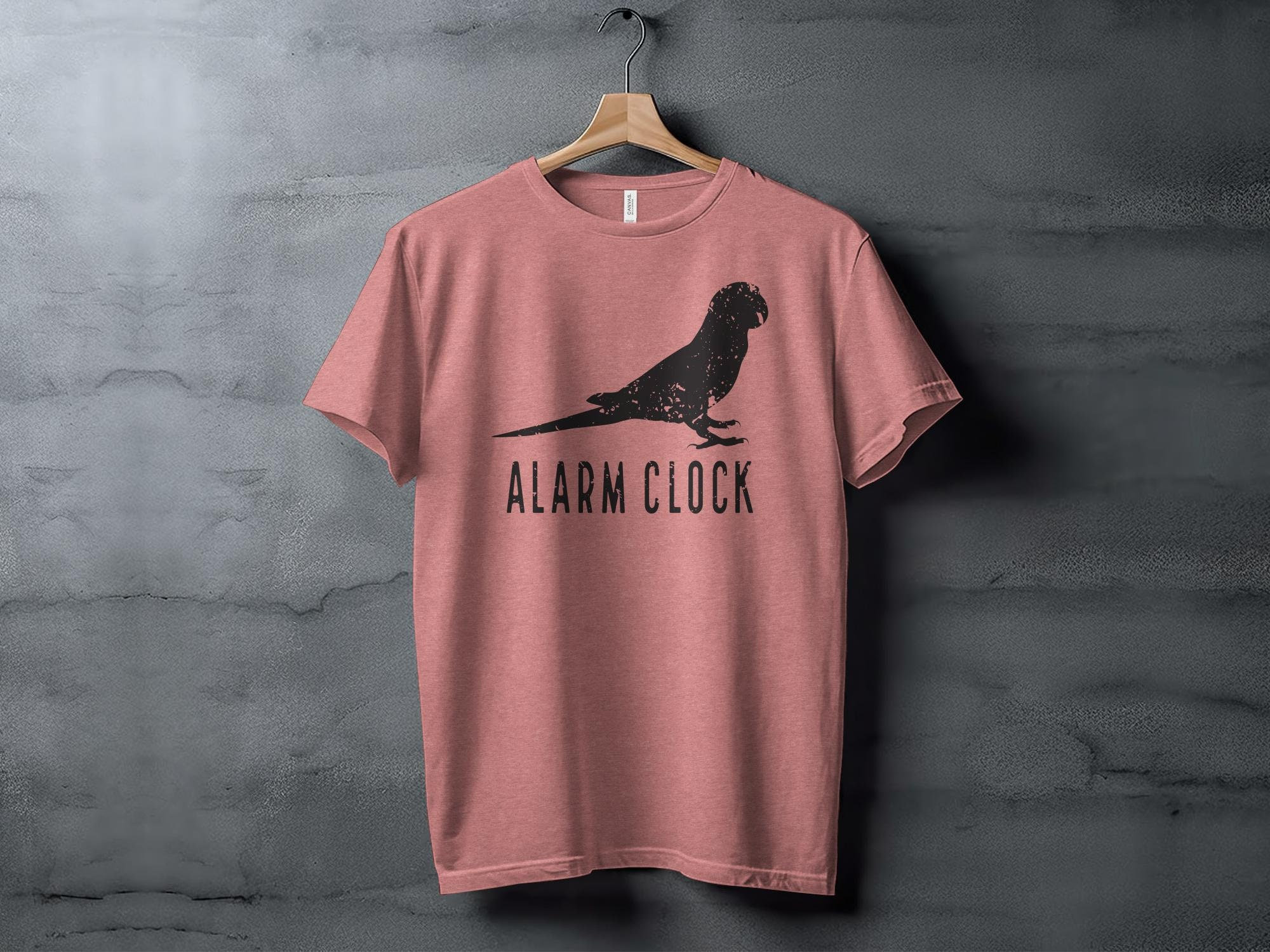 Parrot Alarm Clock Shirt, Funny Parrot Shirt, Unique Bird Lover Shirt