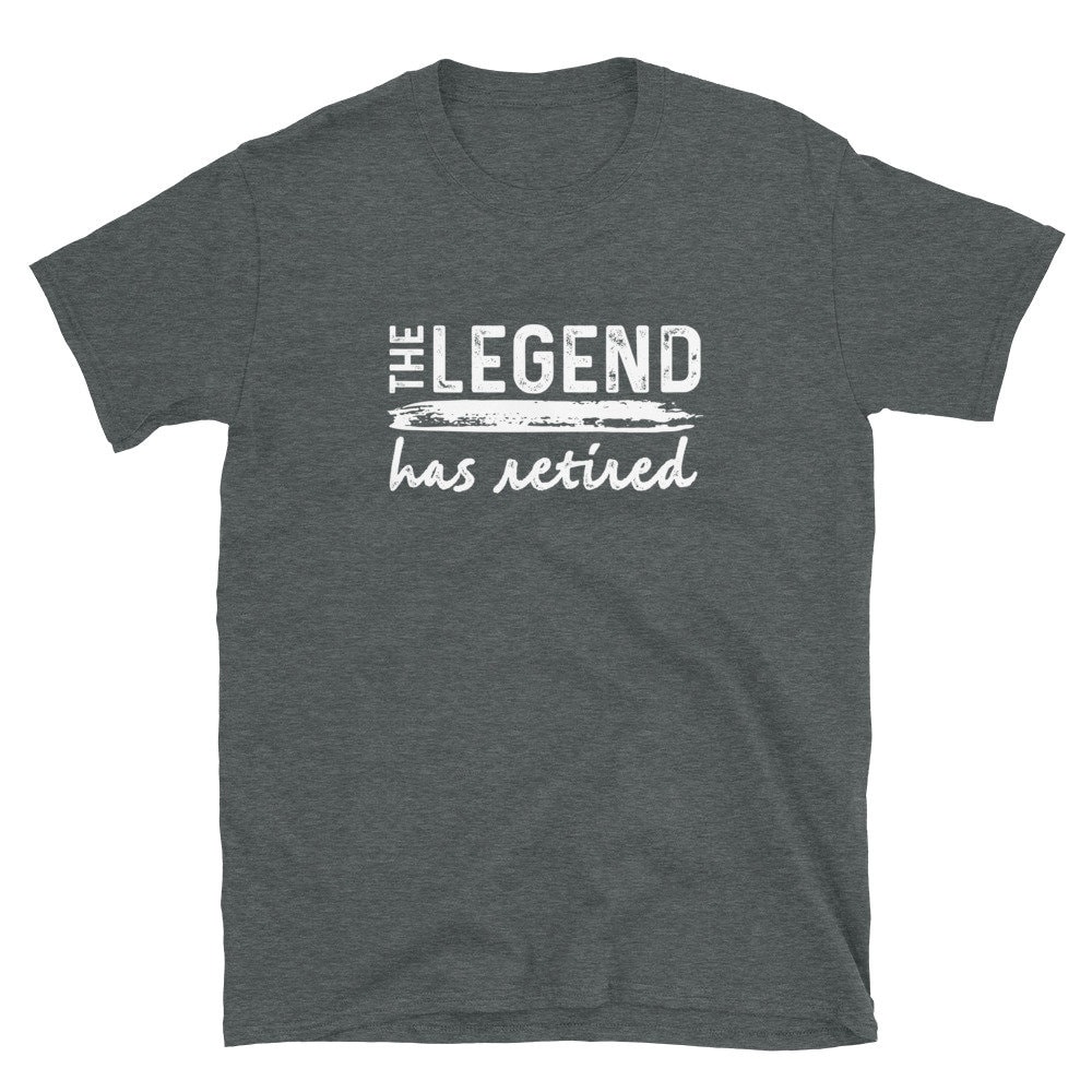 The Legend Has Retired Shirt Funny Retirement Gifts Cool Etsy