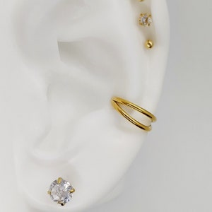 Double hoop conch earring clearance