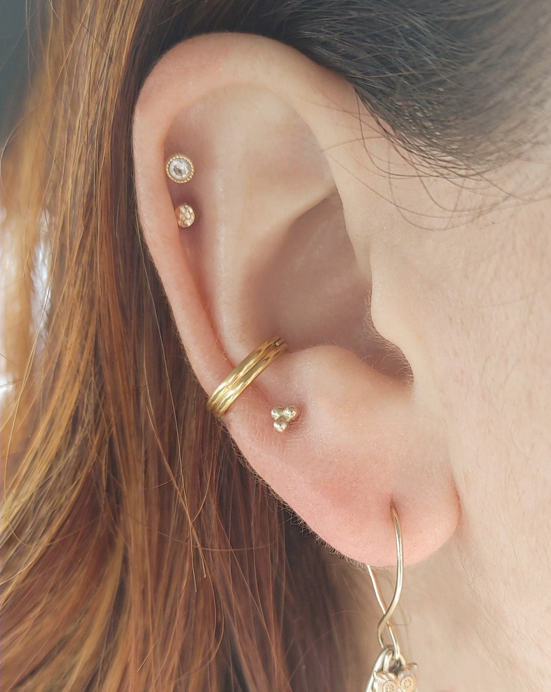 BECOME TREE CONCHO×HOOP PIERCE ピアス 両耳