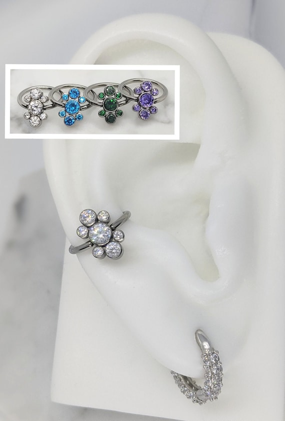 Cartilage Earrings - Studs, Hoops, Captives Earrings