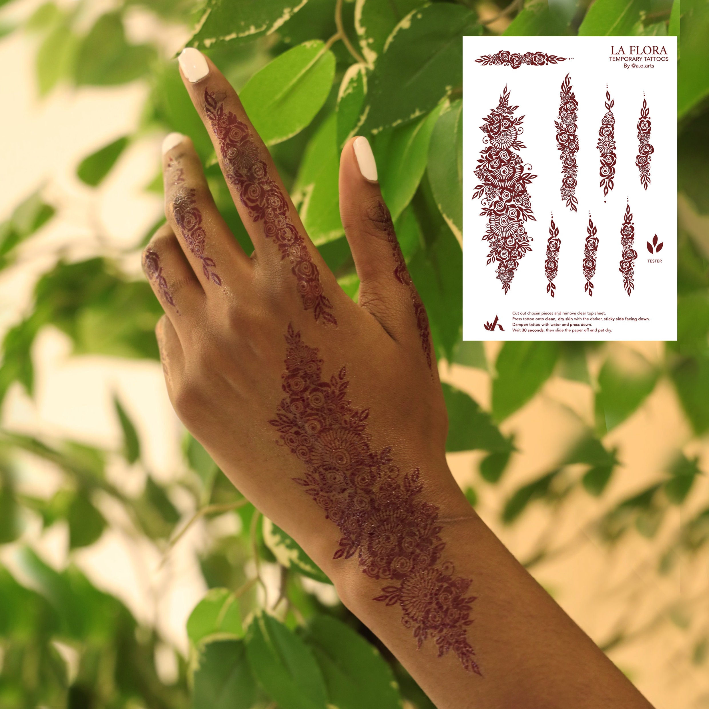 Henna Tattoo: LA FLORA -