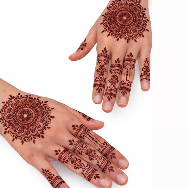 Silk Screen Stencil: BLUSH - (Both Hands)