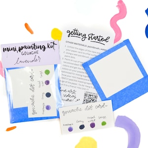 Mini Painting Kits Watercolor- Bundle image 9