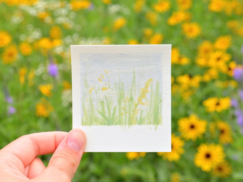 Minimålningsset med vildblommor i gouache – DIY-konst för nybörjare bild 3