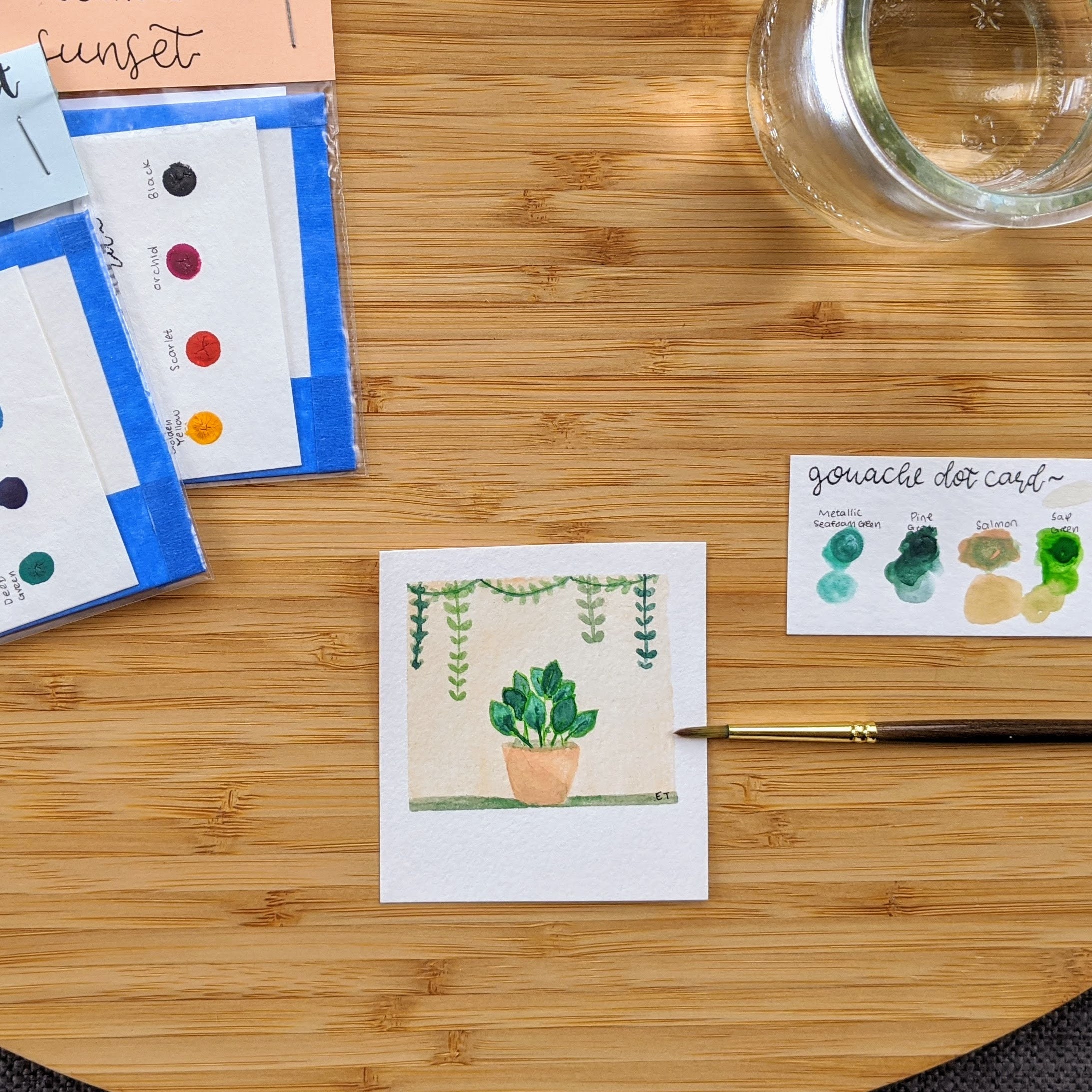 Kits Plant Mini Art Kit Paper, Party & Kids