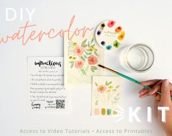 DIY Watercolor Painting Kit