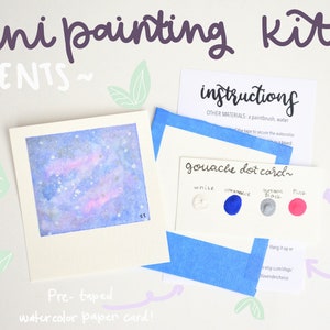 Minimålningsset med vildblommor i gouache – DIY-konst för nybörjare bild 4