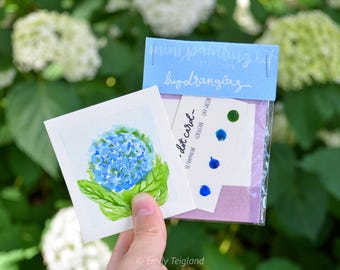 Mini Malset - Hortensie