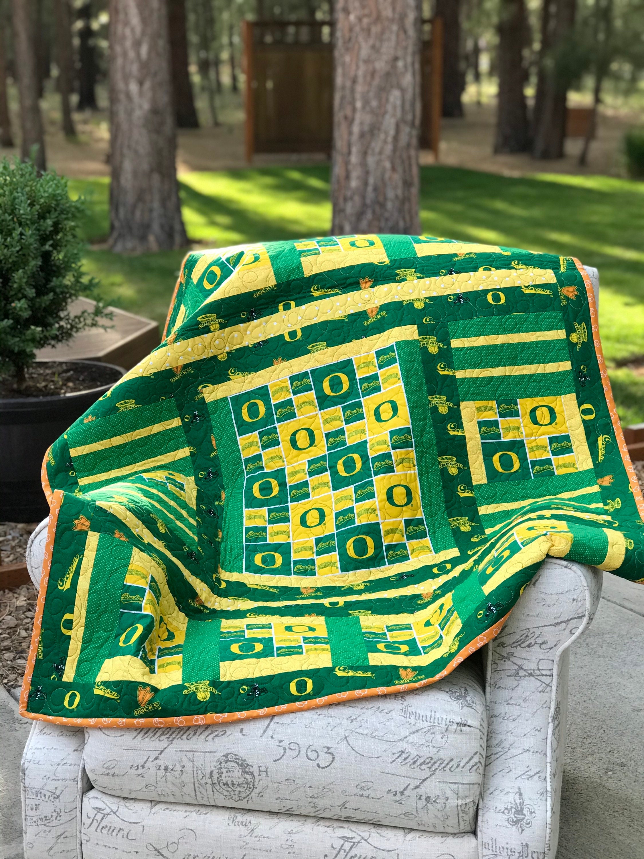 Quilted Oregon ducks cotton baby blanket Etsy