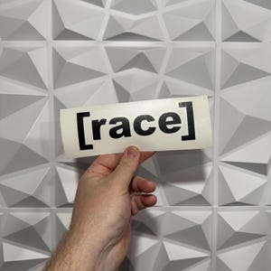 Racing [race] Sticker - Vinyl Decal Sticker - Car Sticker Funny