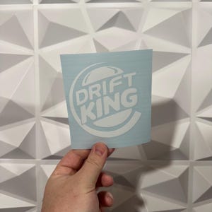 Drift King Sticker - Vinyl Decal Sticker - Car Sticker JDM