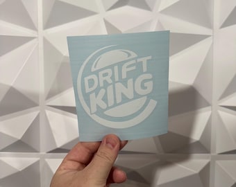 Drift King Sticker - Vinyl Decal Sticker - Car Sticker JDM