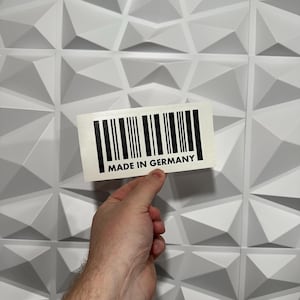 Made in Germany Barcode Sticker - Vinyl Decal Sticker - Car Sticker JDM