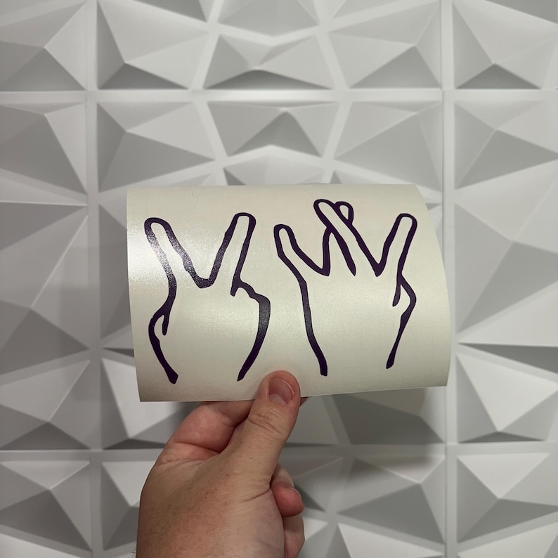 VW Hands Sticker - Vinyl Decal Sticker - Car Sticker Funny - Race Car ...